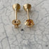 K18YG mini teacup diamond † pierce